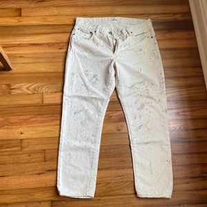Polo Ralph Lauren Avery splatter paint boyfriend jeans